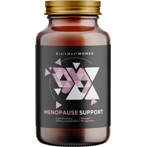BrainMax Women Menopause Support, podpora pri menopauze, 90 rastlinných kapsúl 8 prírodných látok na zmiernenie príznakov menopauzy / Výživový doplnok