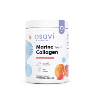 Osavi Marine Collagen Wild Cod Grapefruit, Mořský kolagen z divoké tresky, grep, 360 g Výživový doplnok