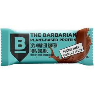 The Barbarian Proteinová Tyčinka Organic Chocolate Coated Peanut Maca, 68 g Proteín Bar