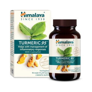 Himalaya Herbals Himalaya Turmeric 95, kurkumin extrakt, 60 vegan kapslí Výživový doplnok
