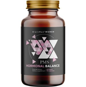 BrainMax Women PMS Hormonal Balance, 90 rostlinných kapslí Vedecky overený komplex pre hormonálnu rovnováhu u žien, 30 dávok, doplnok stravy