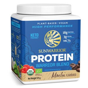 Sunwarrior Warrior Blend Organic Protein kávový 375 g