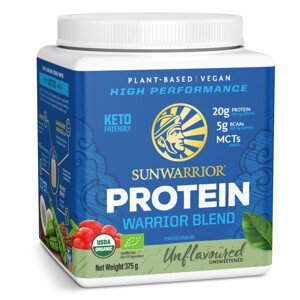 Sunwarrior Warrior Blend Organic Protein bez příchuti 375 g