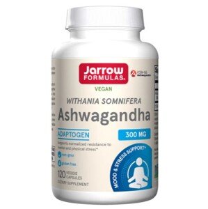 Jarrow Formulas Ashwagandha (ašvaganda), 300 mg, 120 kapslí Výživový doplnok