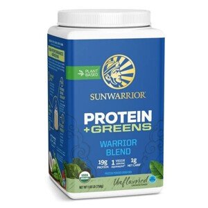 Sunwarrior Warrior Blend Organic Protein + Greens, bez příchuti, 750 g