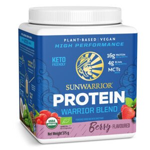 Sunwarrior Warrior Blend Organic Protein lesní plody 375 g