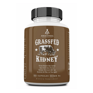 Ancestral Supplements, Grass-fed Kidney, zdraví ledvin, 180 kapslí, 30 dávek Výživový doplnok