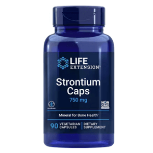 Life Extension Strontium, Stroncium 750 mg, 90 rostlinných kapslí Výživový doplnok