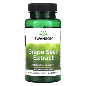 Swanson Grape Seed Extract with MegaNatural Gold (extrakt z hroznových jader a slupek), 60 kapslí Výživový doplnok