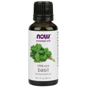 NOW® Foods NOW Essential Oil, Basil oil (esenciálny bazalkový olej), 30 ml