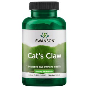 Swanson Cat's claw (Mačací pazúr) 500mg, 100 kapsúl