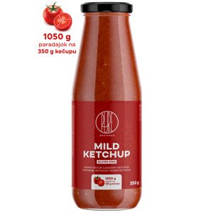 BrainMax Pure Ketchup, mild (jemný kečup), 350 g 1050 g paradajok na 350 g kečupu!