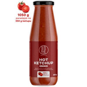 BrainMax Pure Ketchup, hot (ostrý kečup), 350 g 1050 g paradajok na 350 g kečupu!