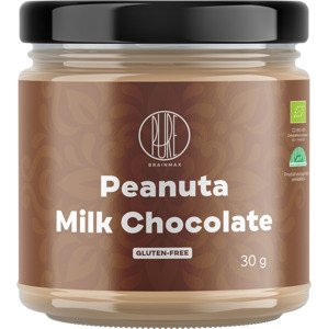 BrainMax Pure Peanuta, Arašidový krém s mliečnu čokoládou, BIO, 30 g *CZ-BIO-001 certifikát