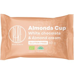 BrainMax Pure Almonda Cup BIO, Čokokošíček s mandľovým krémom, 60 g *CZ-BIO-001 certifikát / Košíček s bílou čokoládou a mandlovým krémem