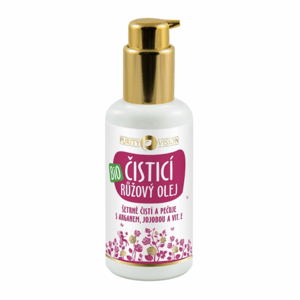Purity Vision - Ružový čistiaci olej s argánom, jojobom a vit. E BIO, 100 ml *SK-BIO-001 certifikát