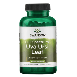 Swanson Uva Ursi Leaf - Medvedica , 450 mg, 100 kapsúl